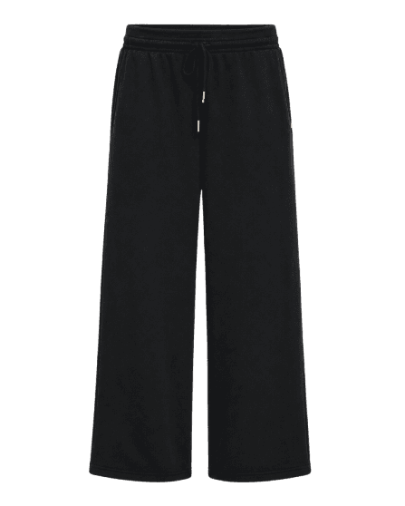Calça de Moletom - Plush Tie Waist Wide Leg Sweatpant
