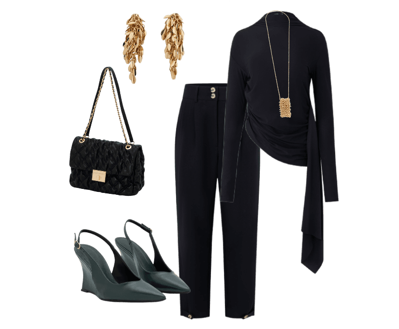 Look Dramático para Trabalho no escritório