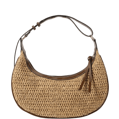 Bolsa feminina hobo rústica - bege