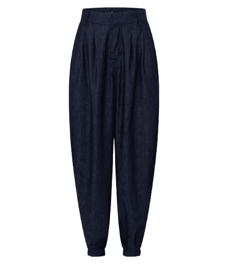 Calça Jeans Aladdin Alfaiatada com Cintura Alta