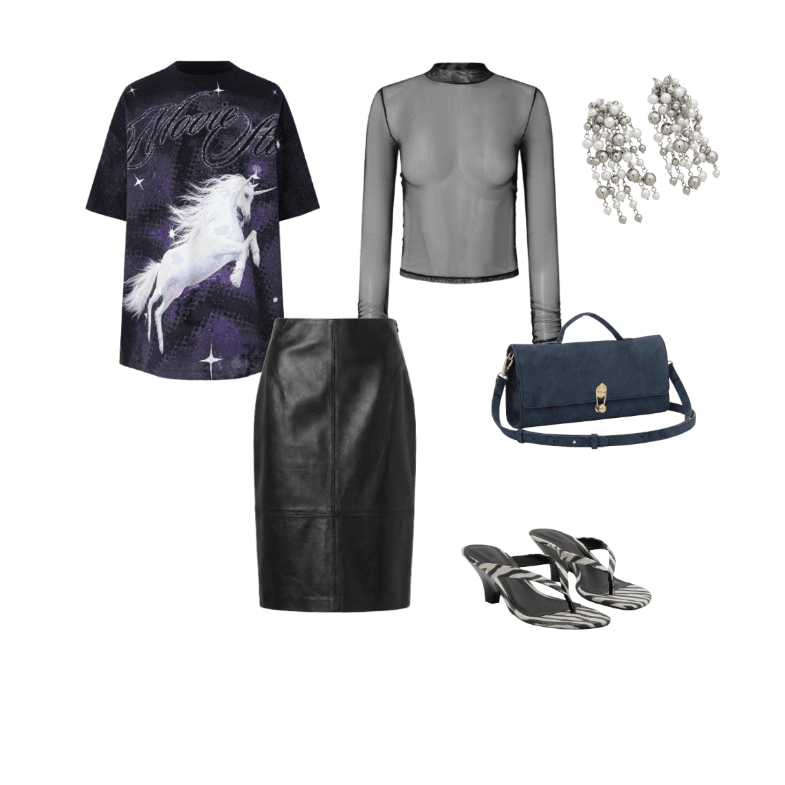 Look Dramático para Festa com amigos