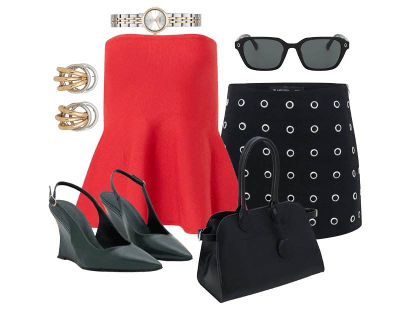 Look Dramático para Trabalho em casa