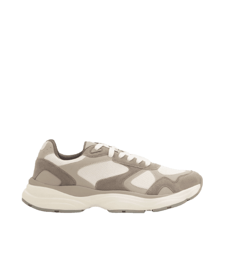 Tênis Dad Sneaker Recortes Mix de Materiais