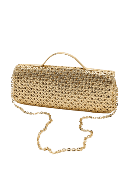 BOLSA CLUTCH TRANÇADA