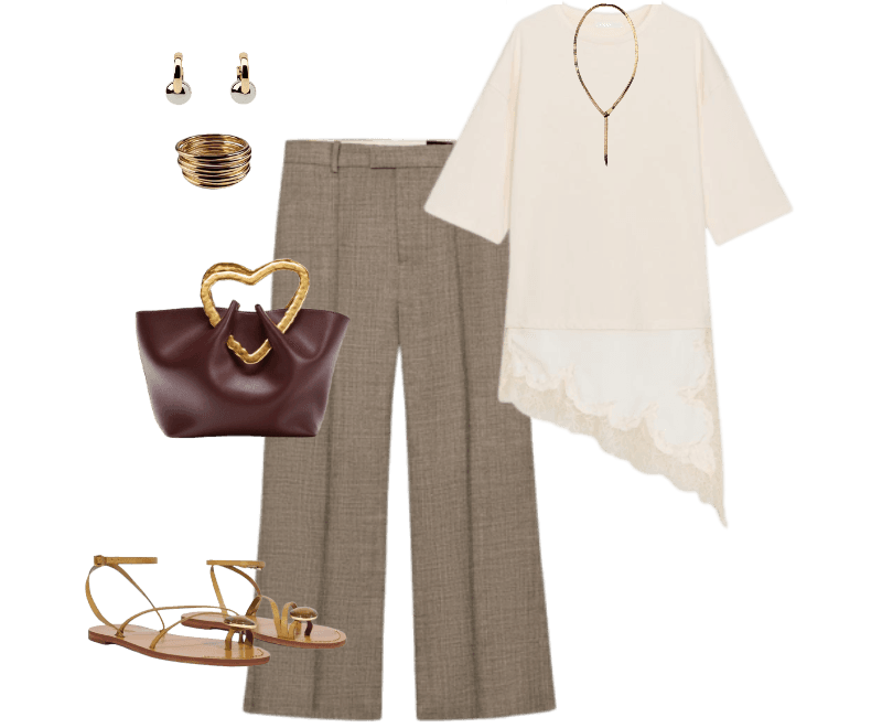 Look Elegante para Trabalho em casa