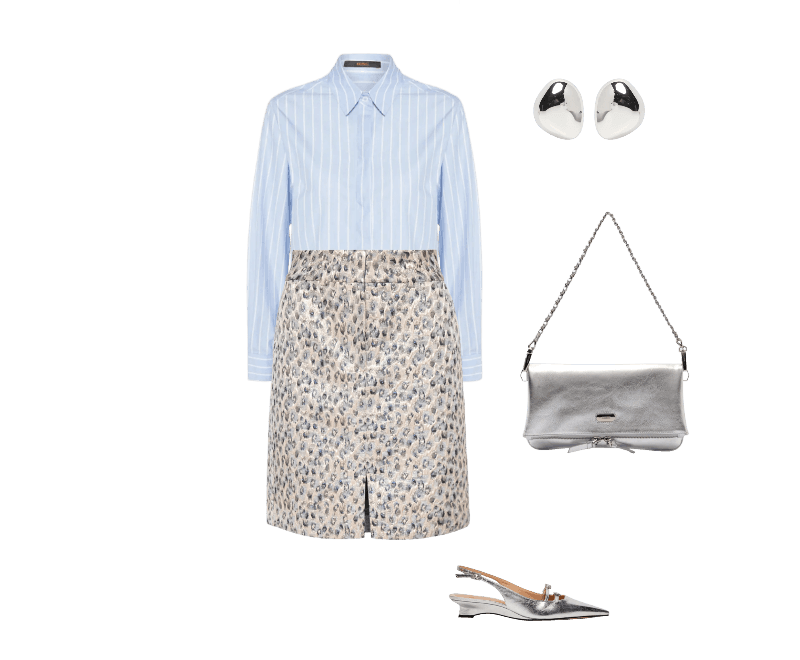 Look Dramático para Almoço com familia