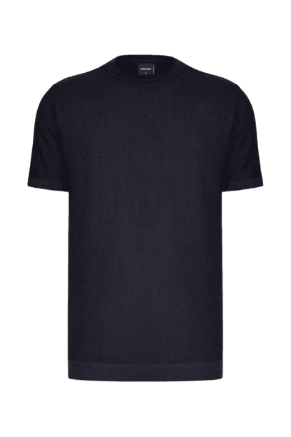 Camiseta Tricot Texturado Traveller Marinho