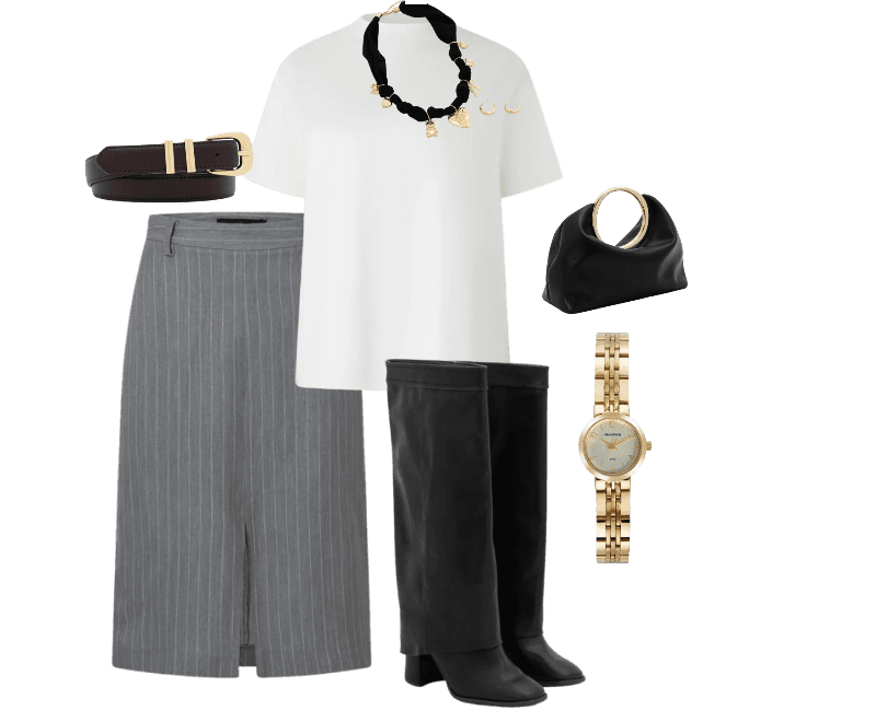 Look Dramático para Festa com amigos