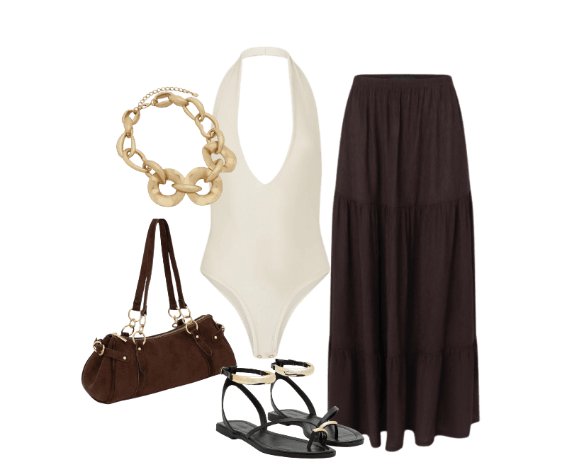 Look Contemporâneo para Praia