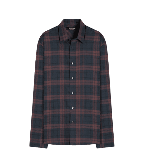 Camisa Flanela Felix Ml Bordeaux