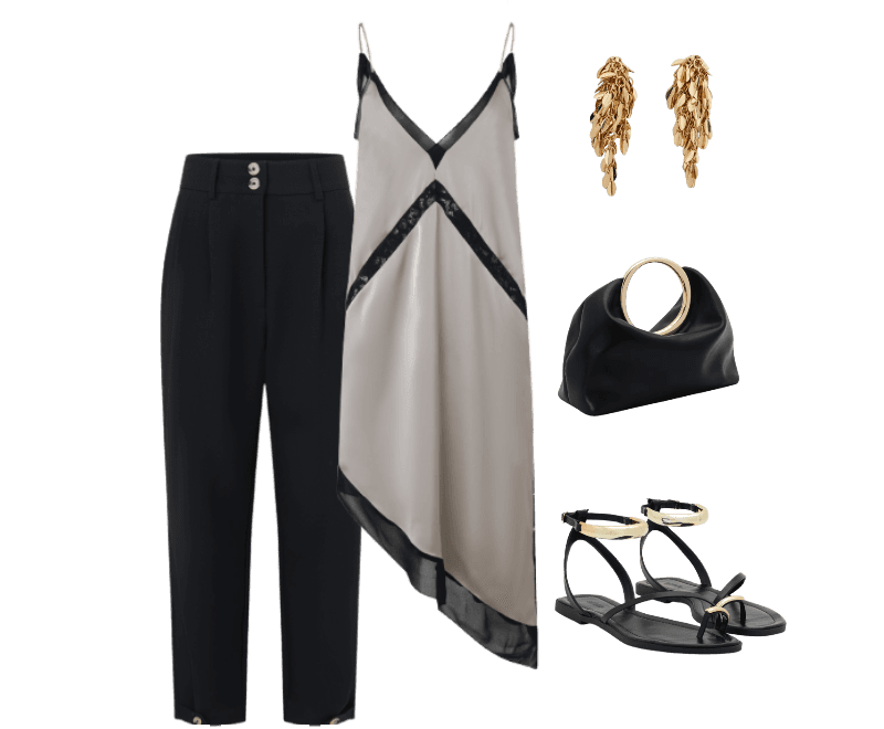 Look Dramático para Festa com amigos