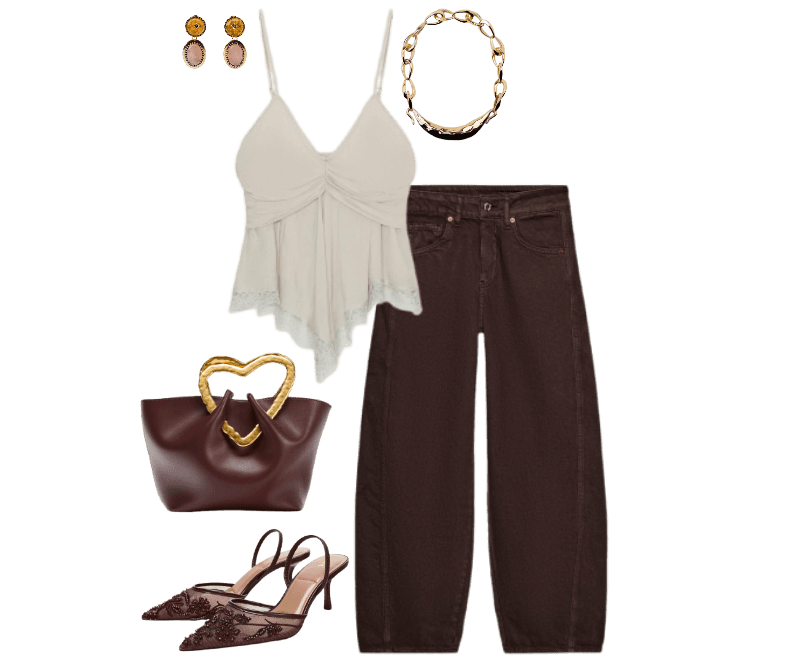 Look Magnético para Almoço com familia