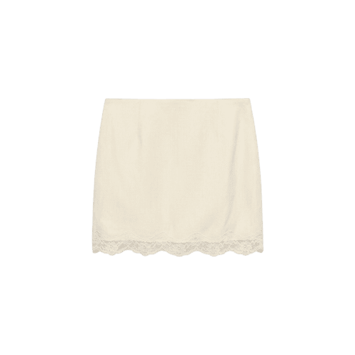 SHORT-SAIA COMBINADA COM RENDA
