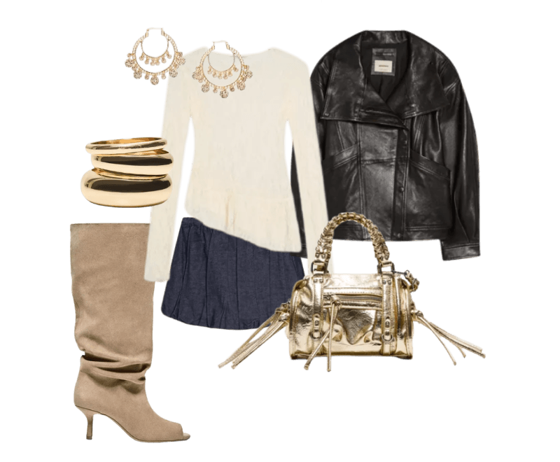 Look Dramático para Faculdade