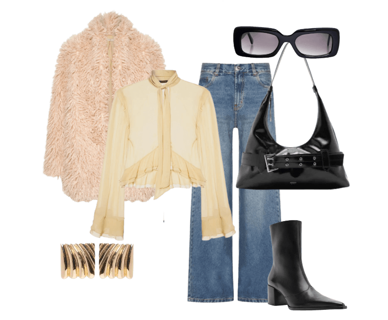 Look Dramático para Festa com amigos