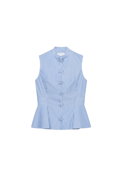 Camisa Listrada Peplum ZW Collection