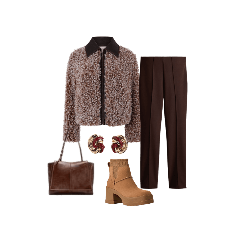 Look Dramático para Trabalho em casa