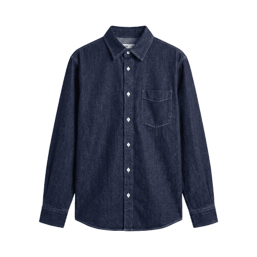Camisa Regular Fit Denim