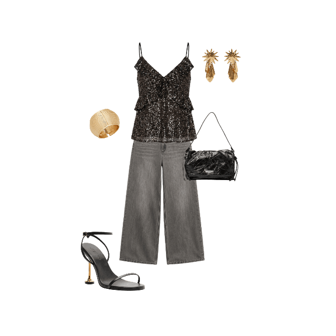 Look Magnético para Festa com amigos