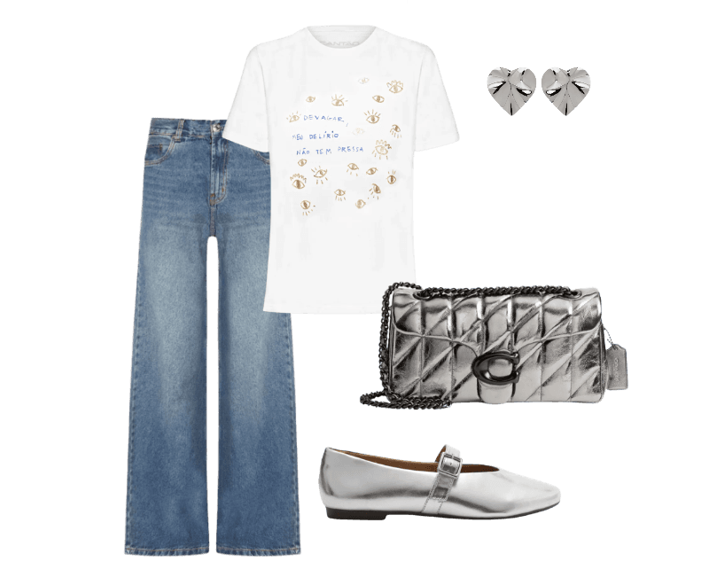 Look Esportivo para Almoço com familia