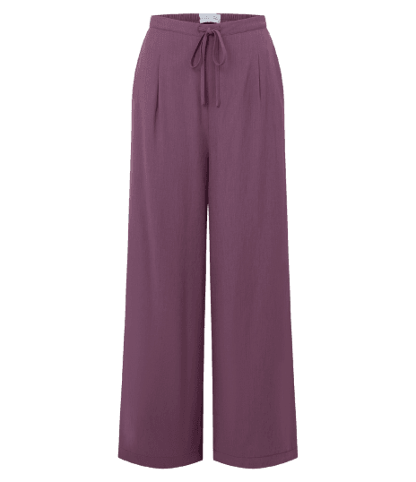 Calça em Cambraia com Amarração Roxo