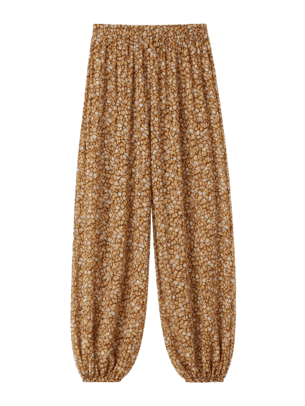 Calça De Georgette Alladin Estampada