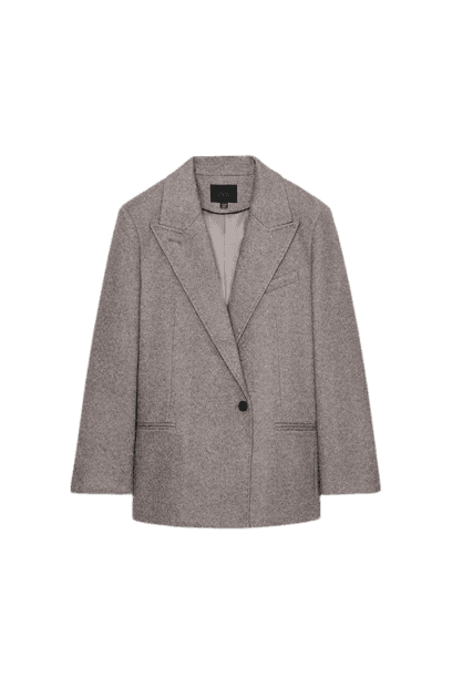 Blazer Espiga com Ombreiras