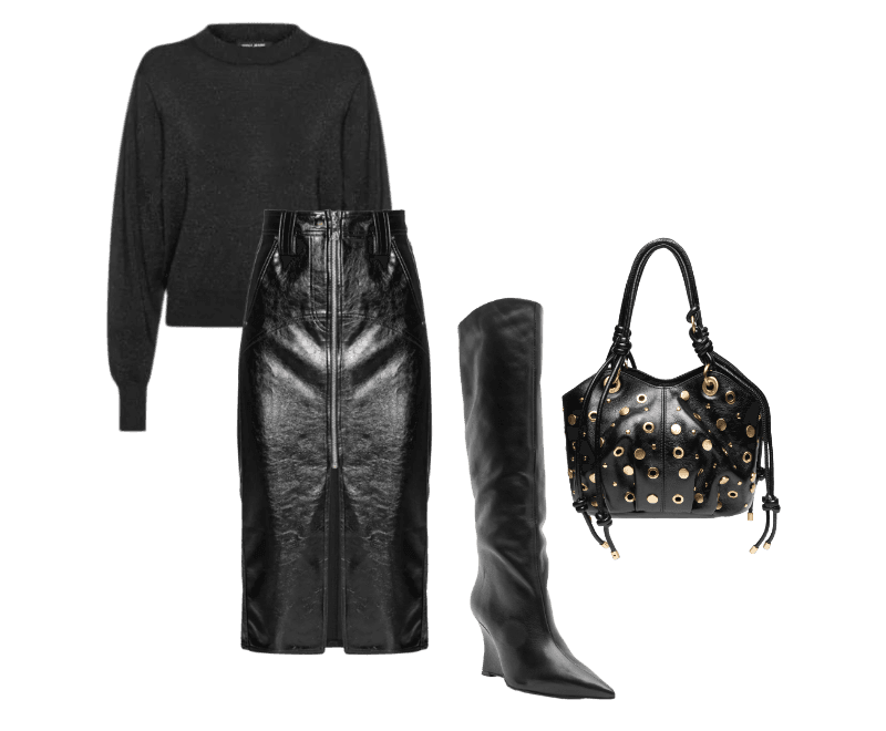 Look Dramático para Festa com amigos