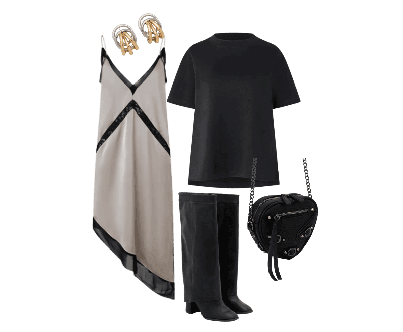 Look Dramático para Festa com amigos