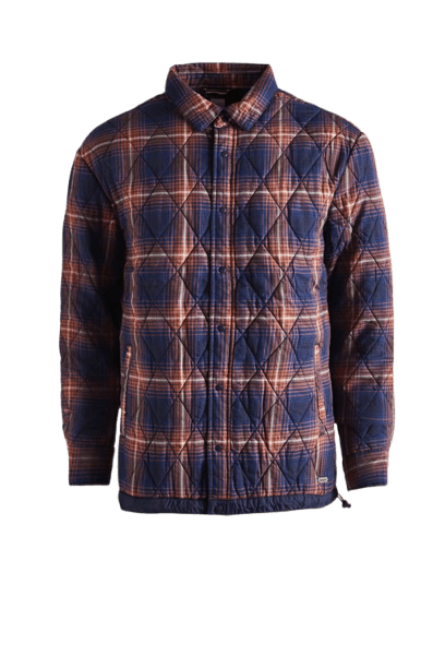 jaqueta puffer xadrez