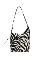 MINI SHOULDER BAG ASSIMÉTRICA DE COURO MACIO