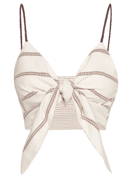 Top Cropped Double Off White Lança Perfume