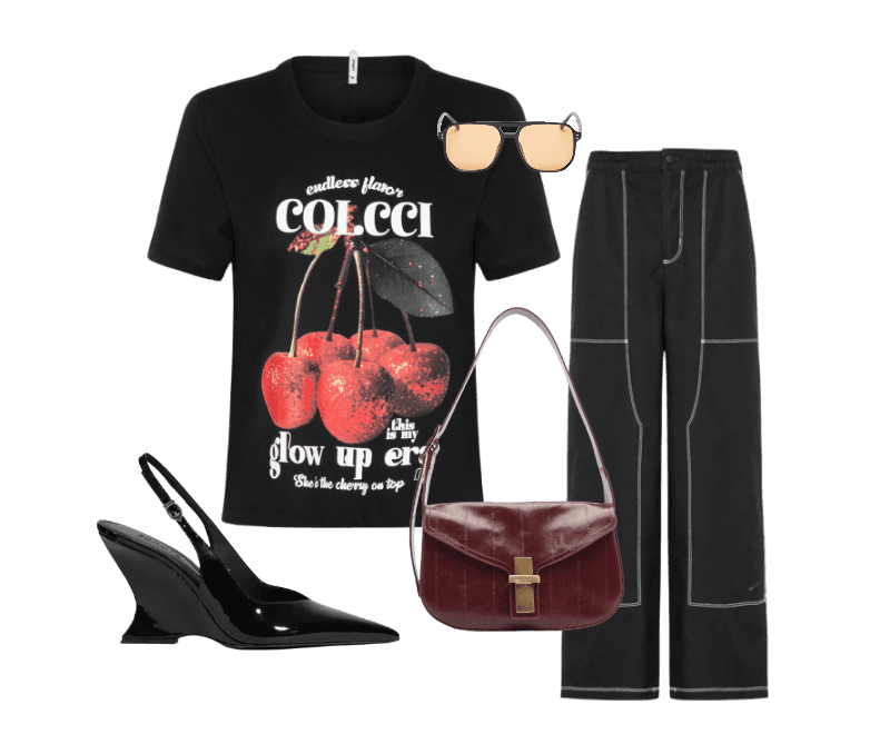 Look Dramático para Festa com amigos