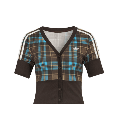 CAMISA XADREZ COM GOLA V E BOTÕES