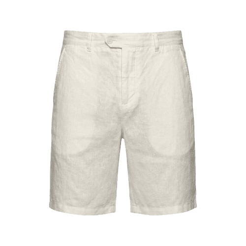 Bermuda Alfaiataria Linho Off White