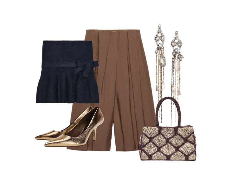 Look Dramático para Festa com amigos