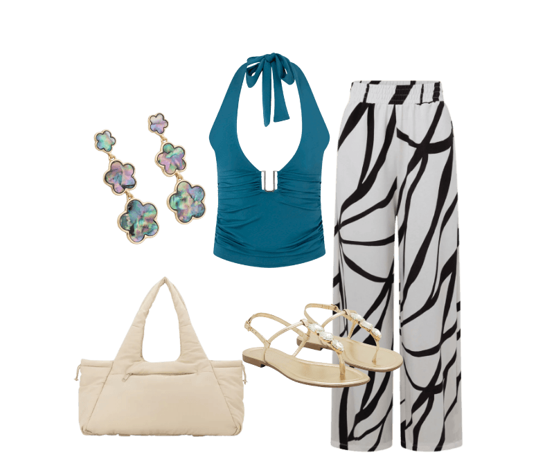 Look Contemporâneo para Praia