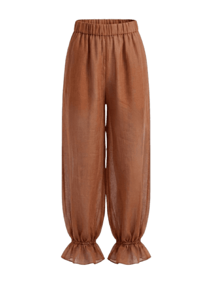 SOHOOSTYLE Calça Marrom