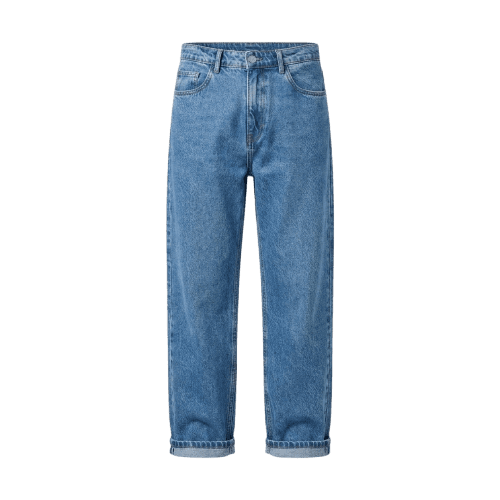 calça reta jeans