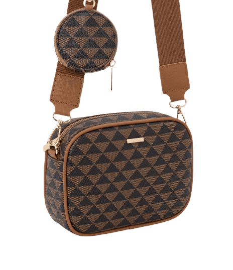 Bolsa Câmera Bag Transversal Pequena com Porta Moedas