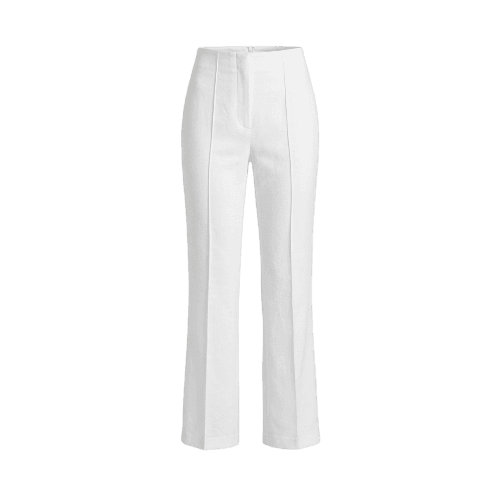 Calça de Cintura Alta com Zíper Atrás