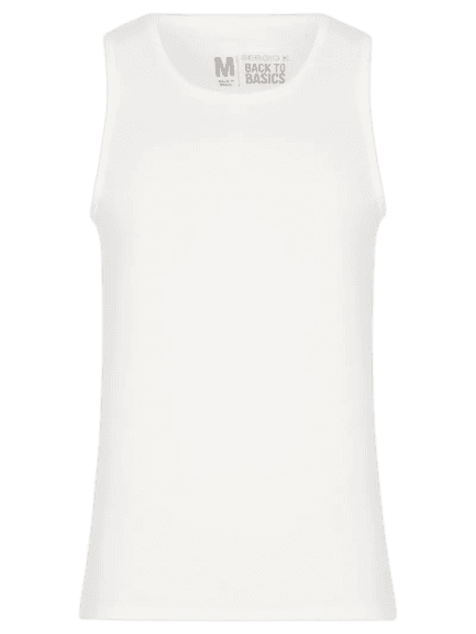 Regata Masculina Em Ribana Off White Sergio K