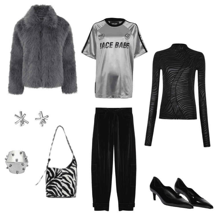 Look Dramático para Festa com amigos