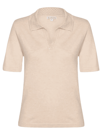 Polo Feminina Nana Bege Le Lis