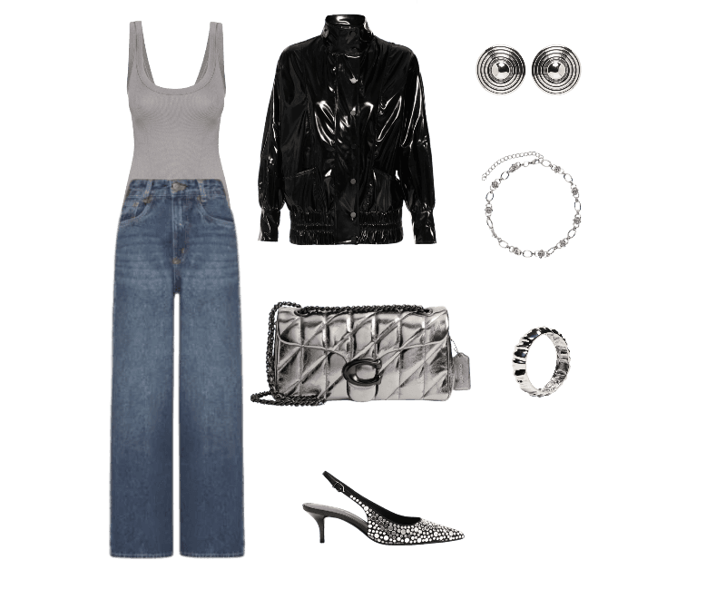 Look Dramático para Festa com amigos