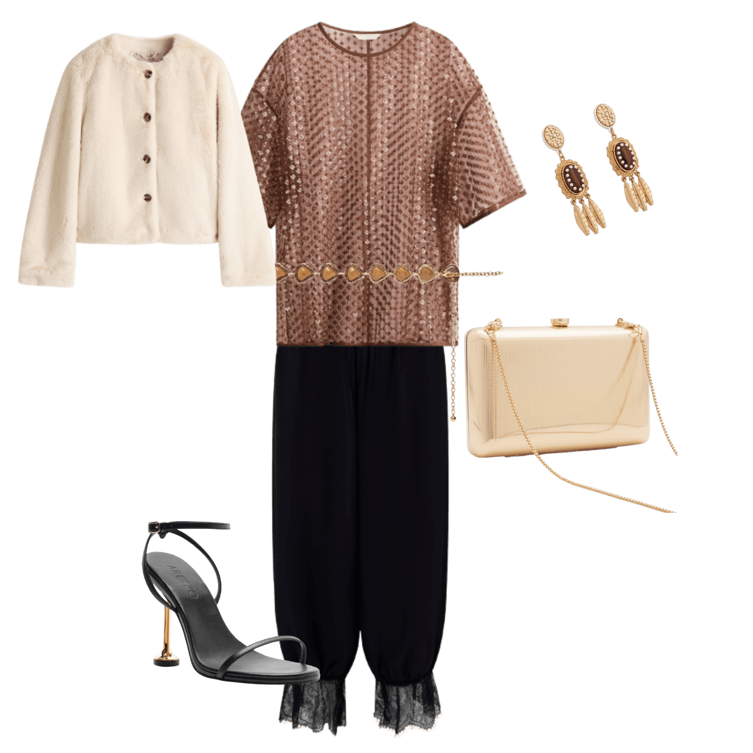 Look Magnético para Festa com amigos