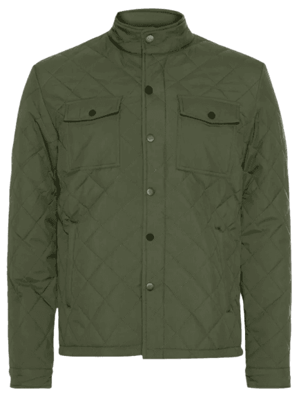 Jaqueta Masculina Matelassê Casual Verde Basiq Men