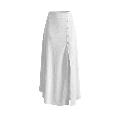 SAIA LONGA BOTOES - BRANCO