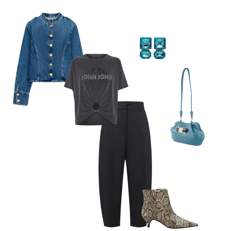 Look Dramático para Festa com amigos