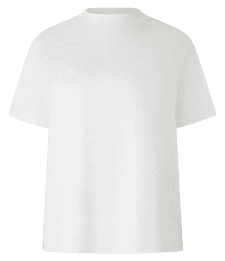 Blusa em Algodão Peruano Interlock com Gola Redonda